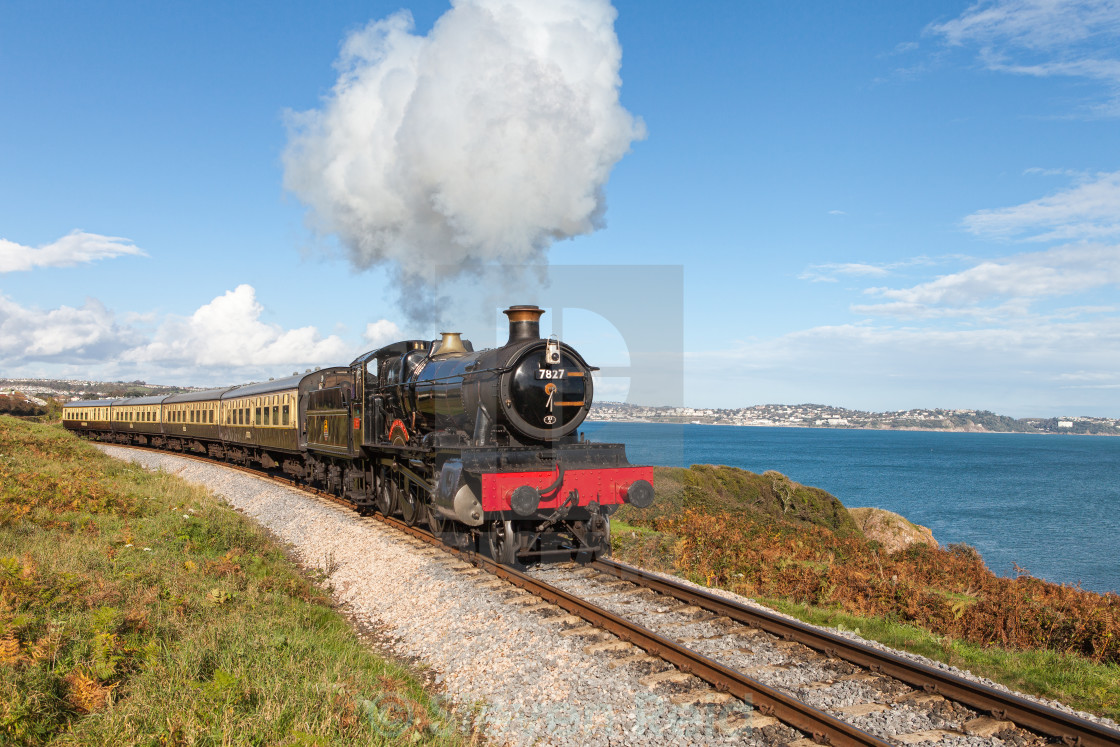 "GWR 7827 Lydham Manor" stock image