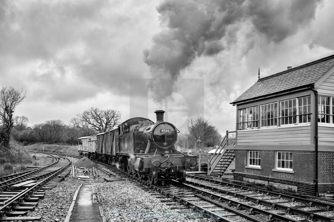 "GWR No.4566" stock image