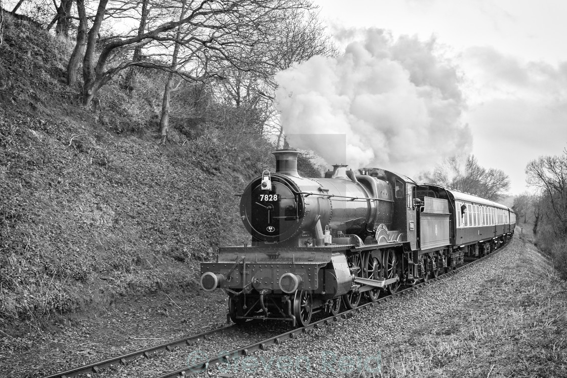 "GWR No.7828 Odney Manor" stock image