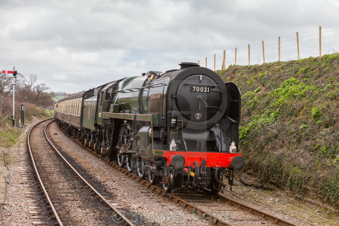 "BR No.70021 Morning Star" stock image