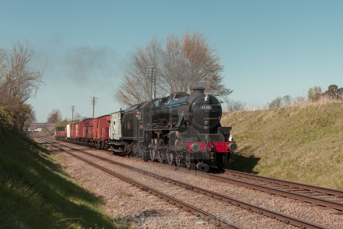 "LMS Black 5 No.45305" stock image