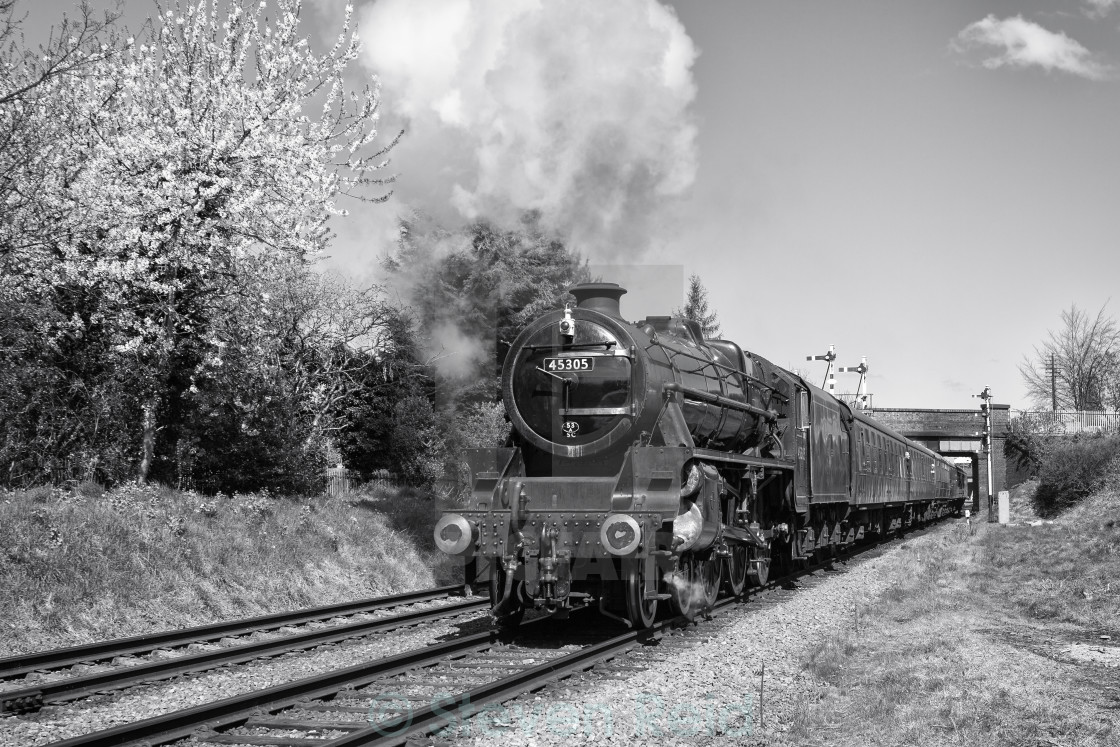 "LMS Black 5 No.45305" stock image