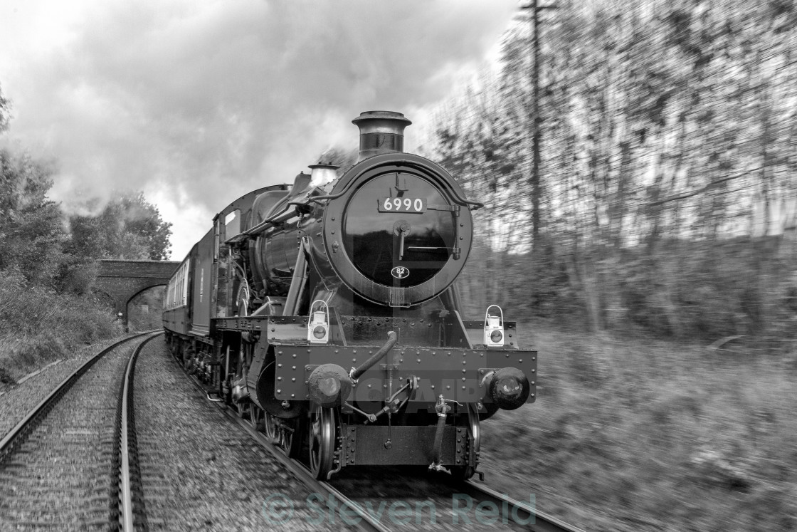 "GWR No.6996 Withserslack Hall" stock image