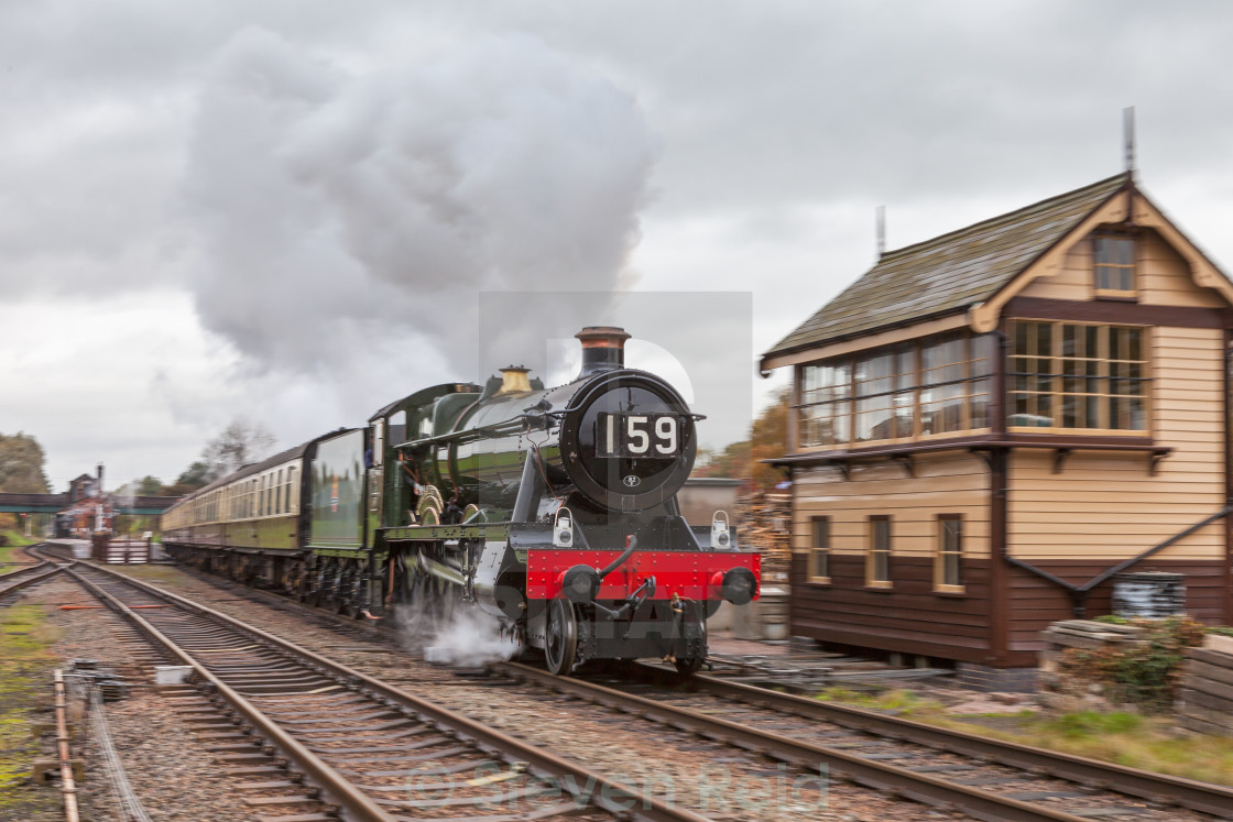 "GWR No.6996 Withserslack Hall" stock image