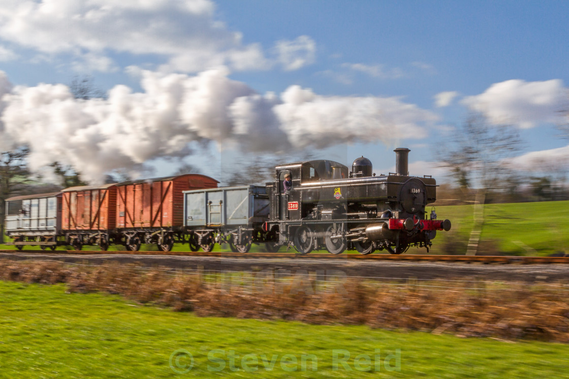 "Steaming By" stock image