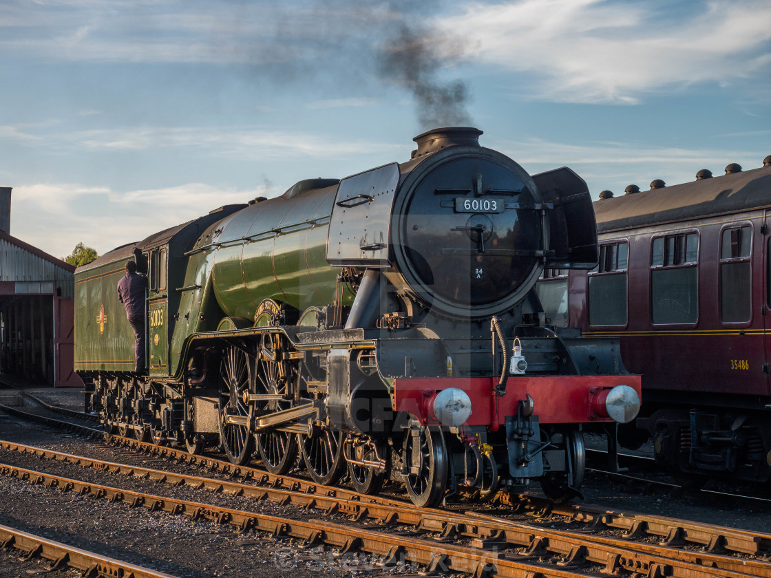 "The Flying Scotsman" stock image