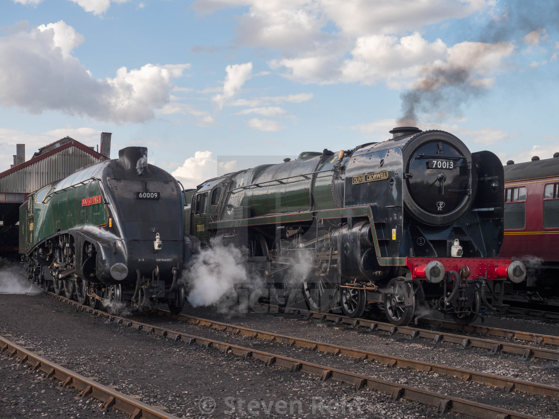 "Oliver Cromwell and Union of South Africa" stock image