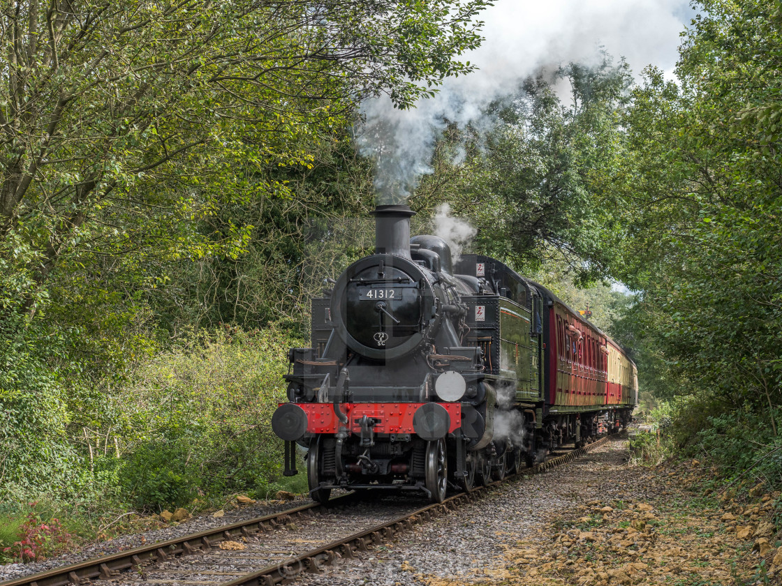 "Ivatt 2MT No.41312" stock image