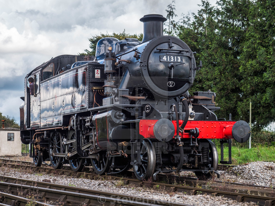 "Ivatt 2MT No.41313" stock image