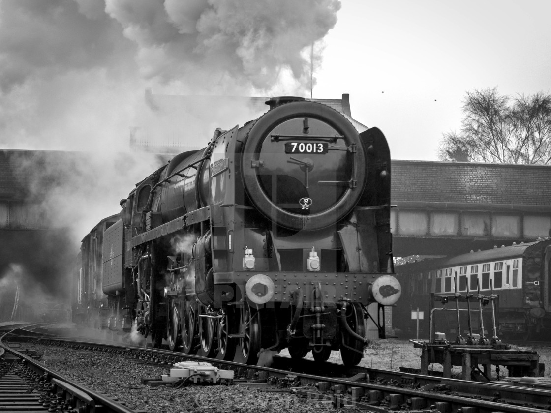 "BR No.70013 Oliver Cromwell" stock image