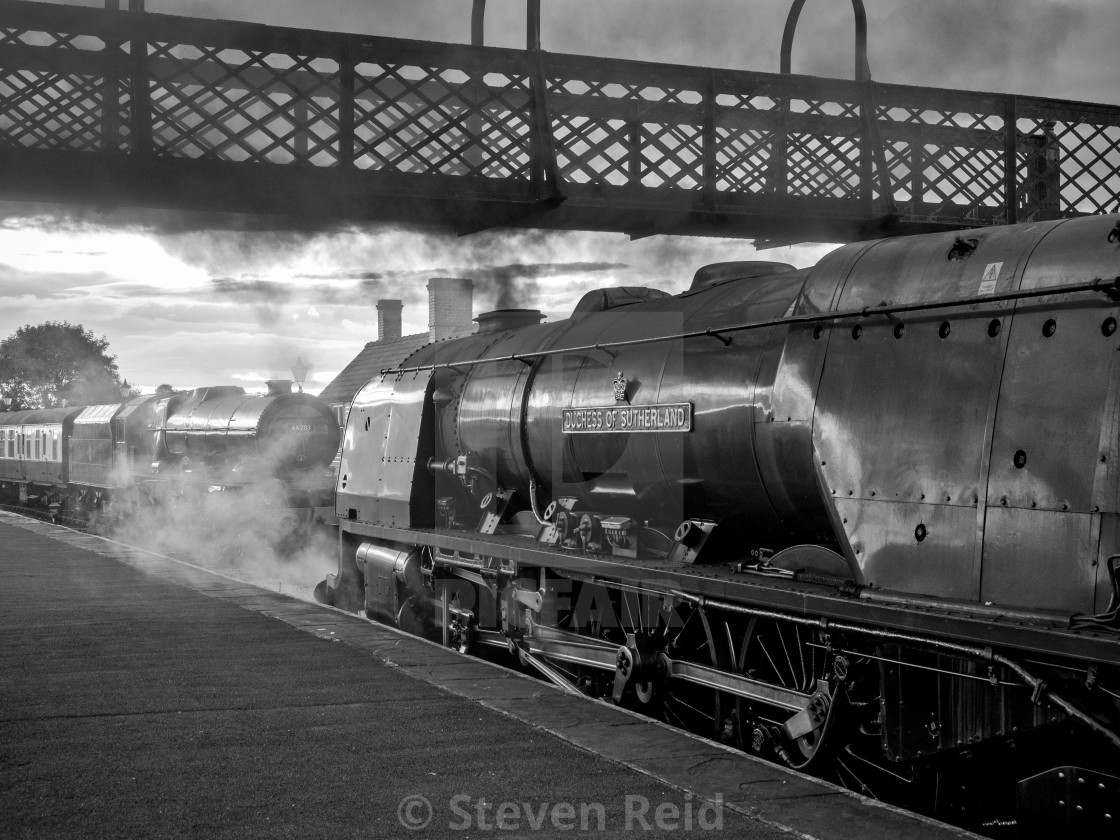 "No. 46233 - Duchess of Sutherland" stock image