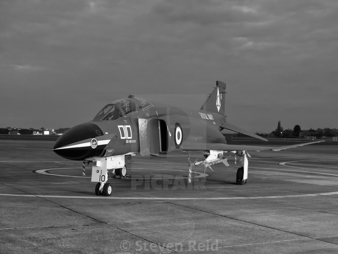 "Royal Navy Phantom" stock image