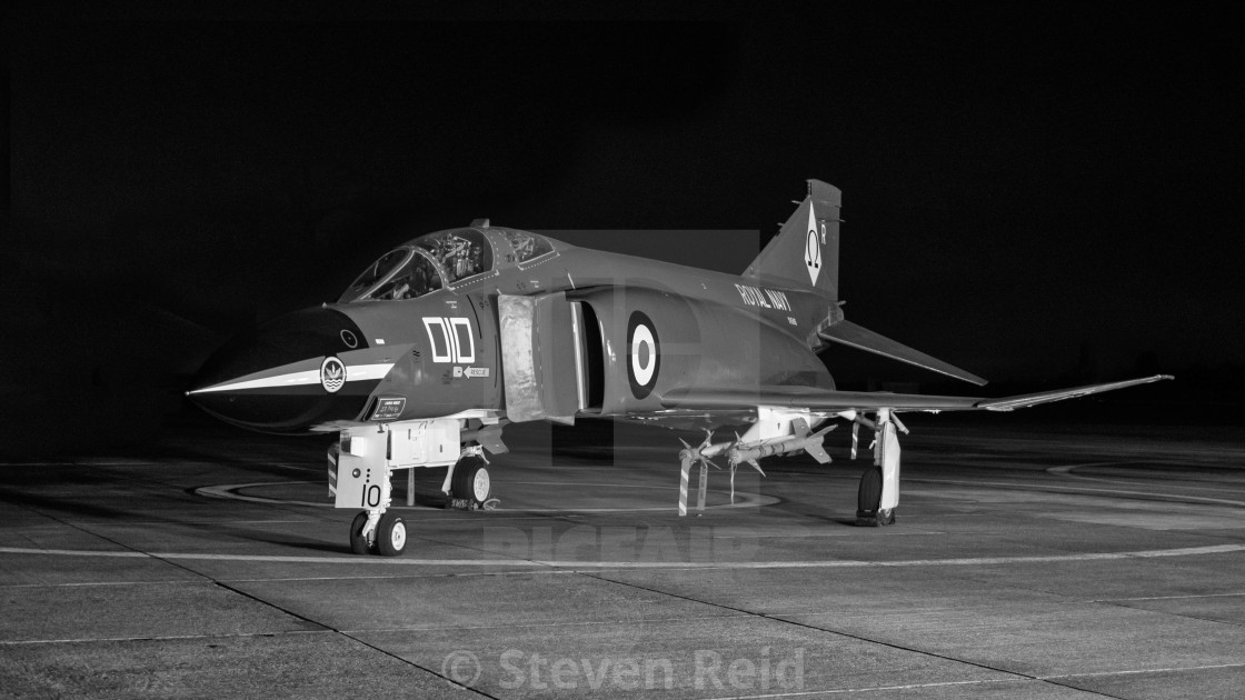 "Royal Navy Phantom" stock image