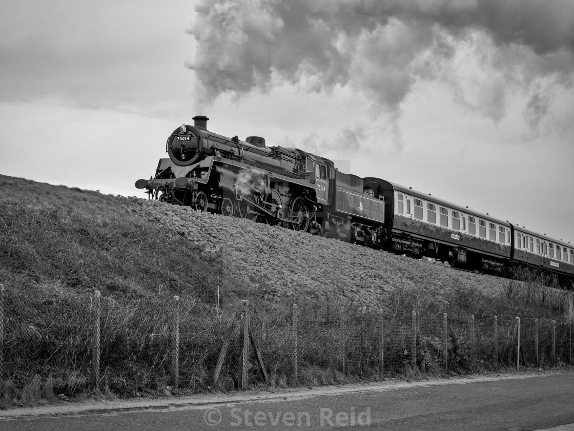 "BR Standard Class 4 - No.75014" stock image