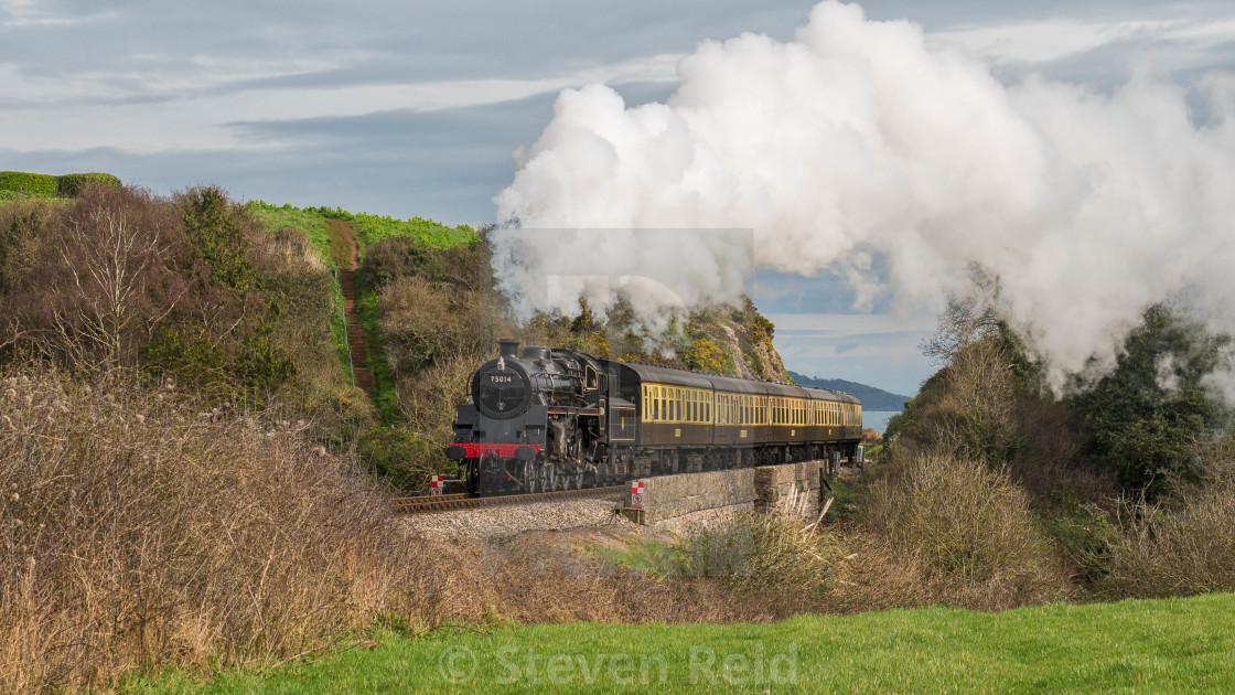 "BR Standard Class 4 - No.75014" stock image