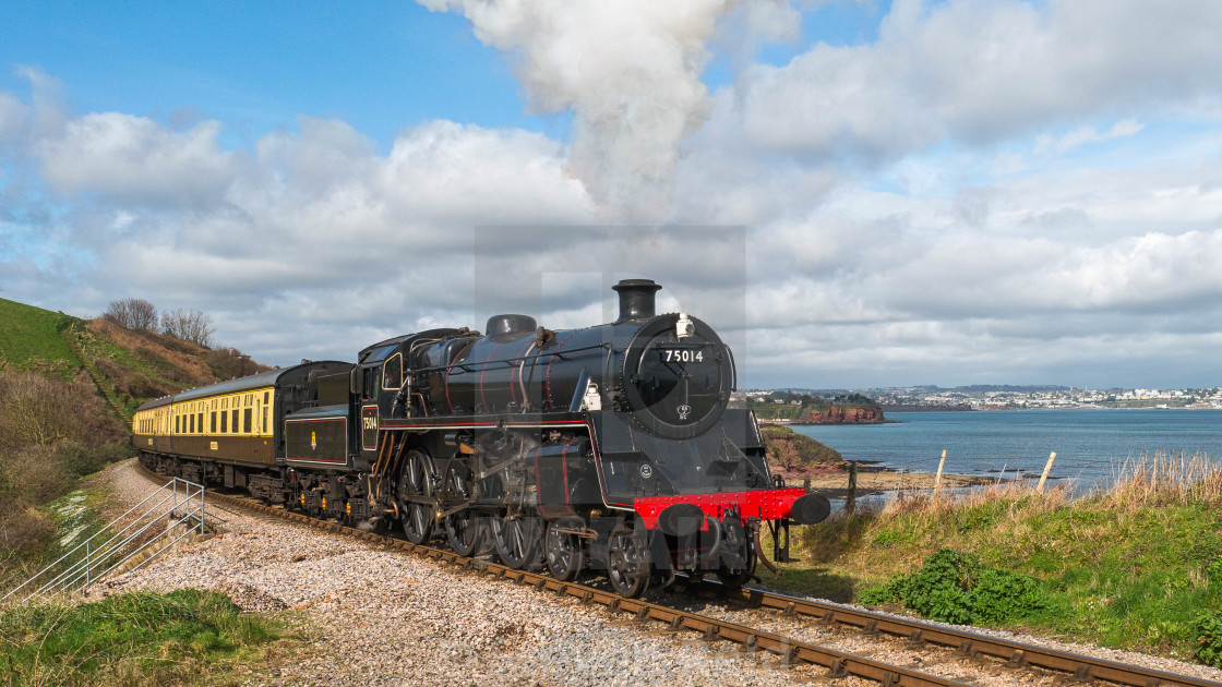 "BR Standard Class 4 - No.75014" stock image