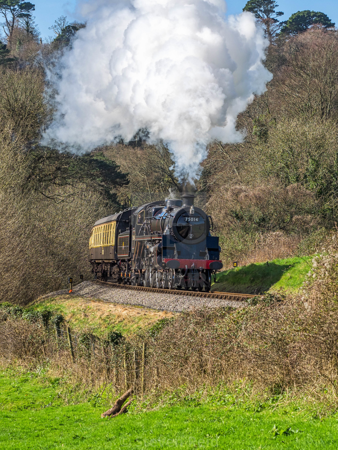 "BR Standard Class 4 - No.75014" stock image