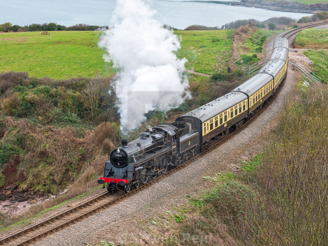 "BR Standard Class 4 - No.75014" stock image