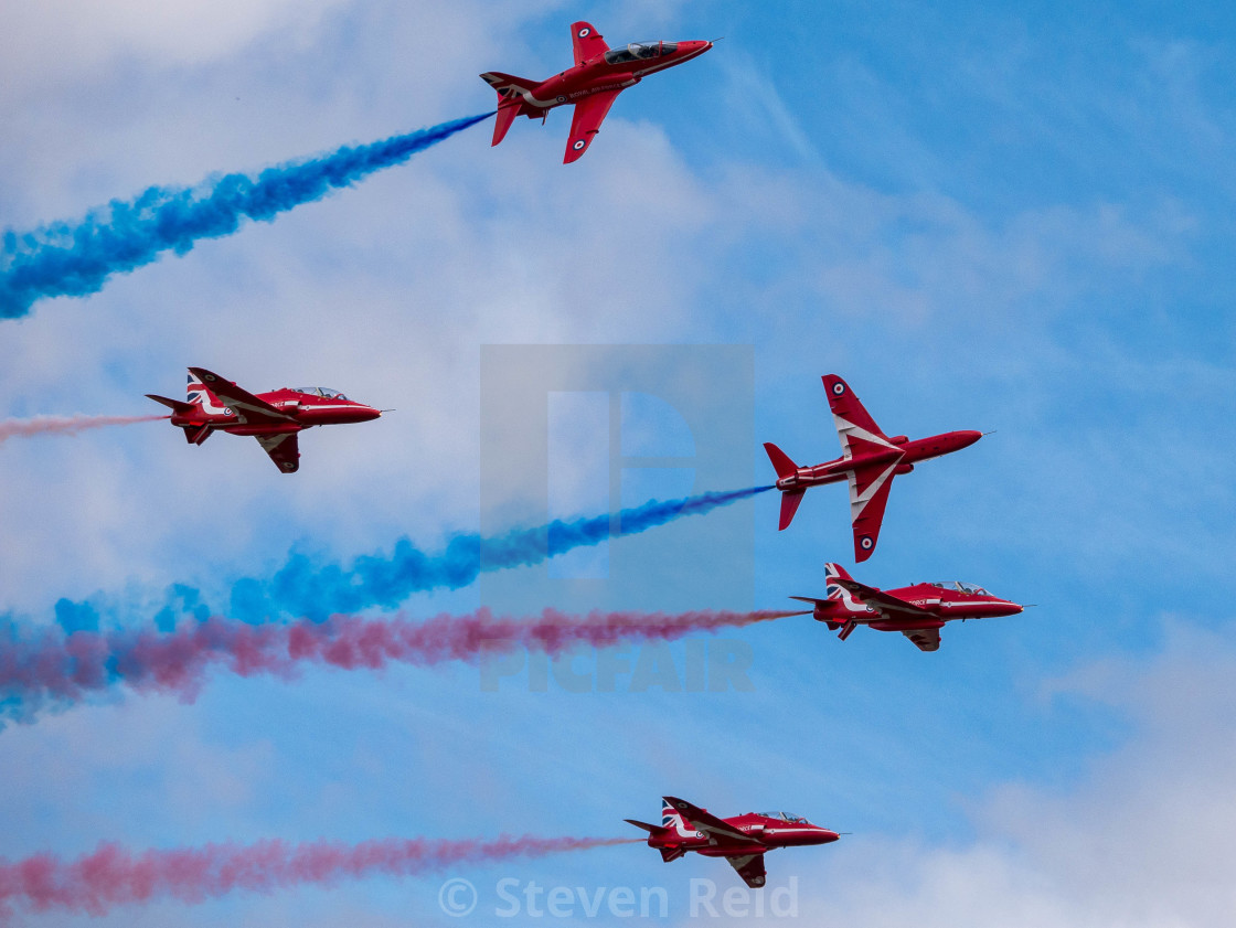 "The Red Arrows" stock image