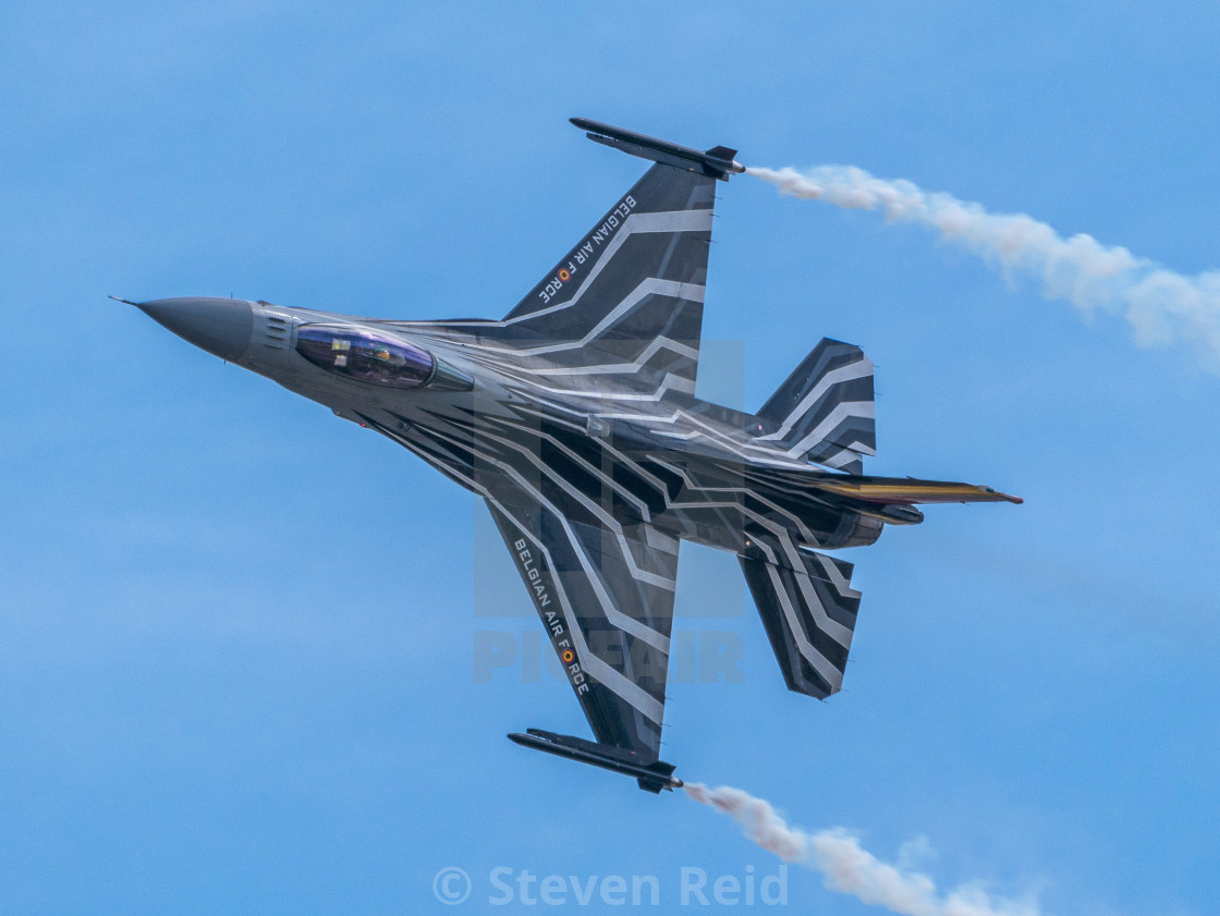 "Belgian F-16 Fighting Falcon" stock image