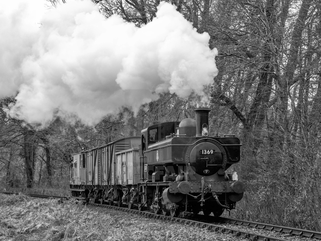 "GWR Pannier Tank No.1369" stock image