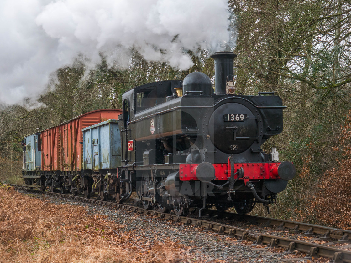 "GWR Pannier Tank No.1369" stock image