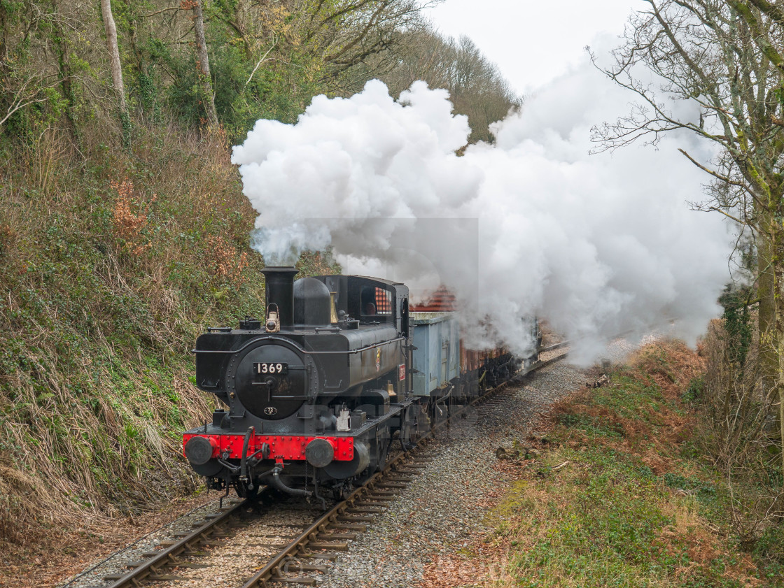 "GWR Pannier Tank No.1369" stock image