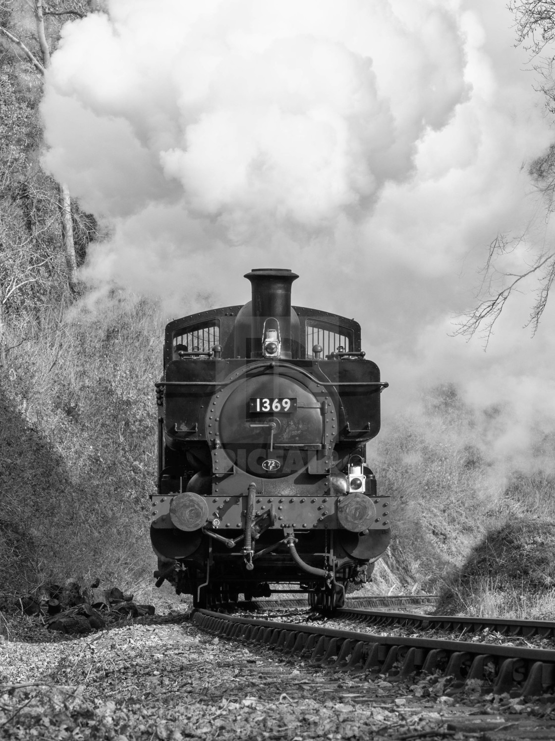 "GWR Pannier Tank No.1369" stock image