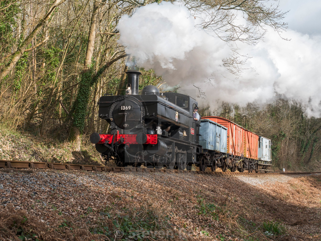 "GWR Pannier Tank No.1369" stock image