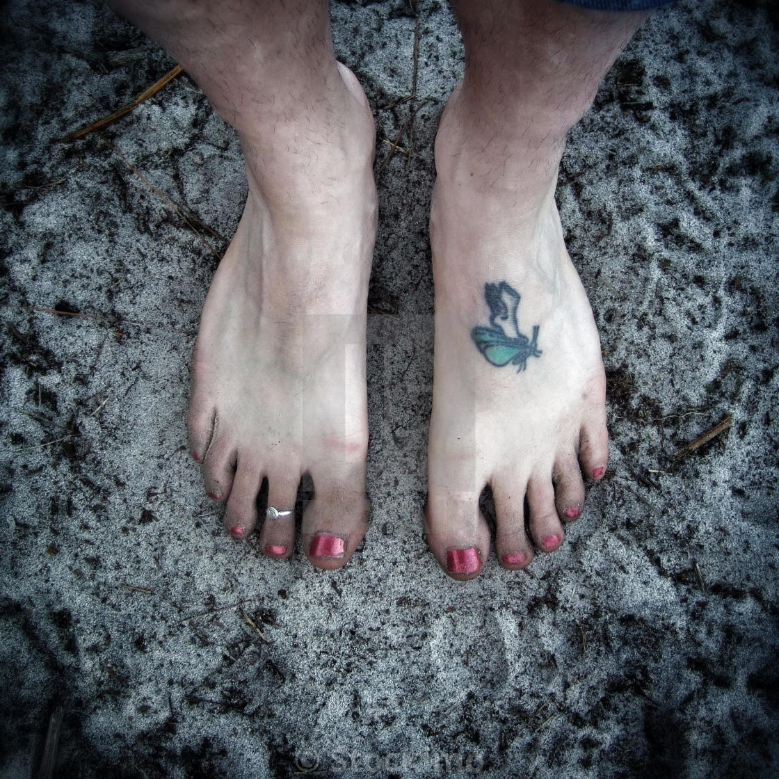 Henna Tattoo On The Foot Palolem Beach Of South Goa India Stock Photo  Picture And Royalty Free Image Image 39079818