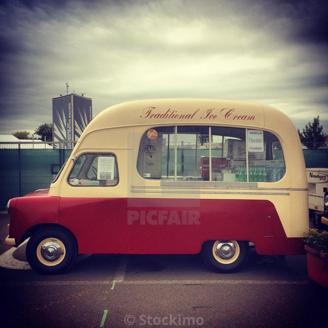 Vintage Ice cream van, UK - License 