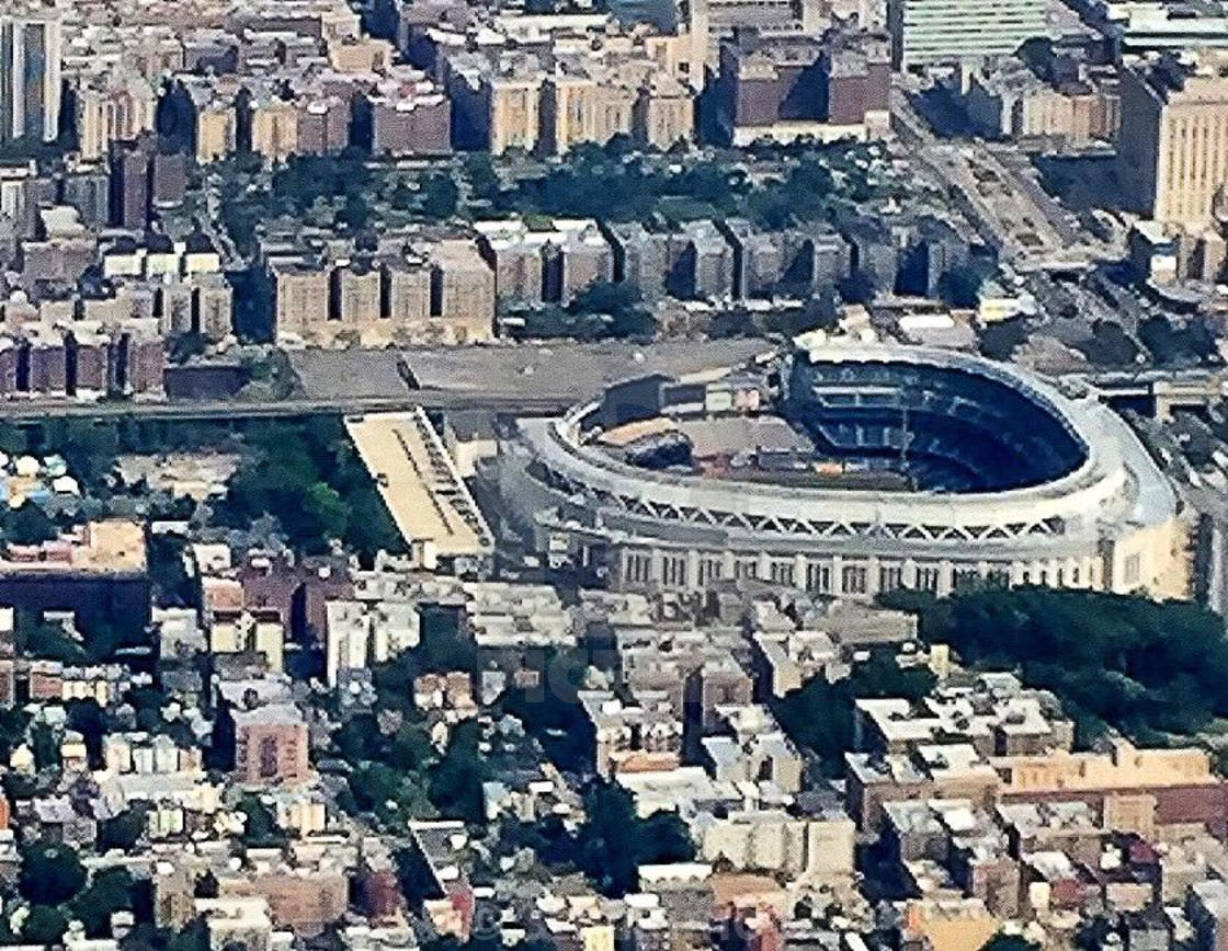 Aerial View of Yankee Stadium