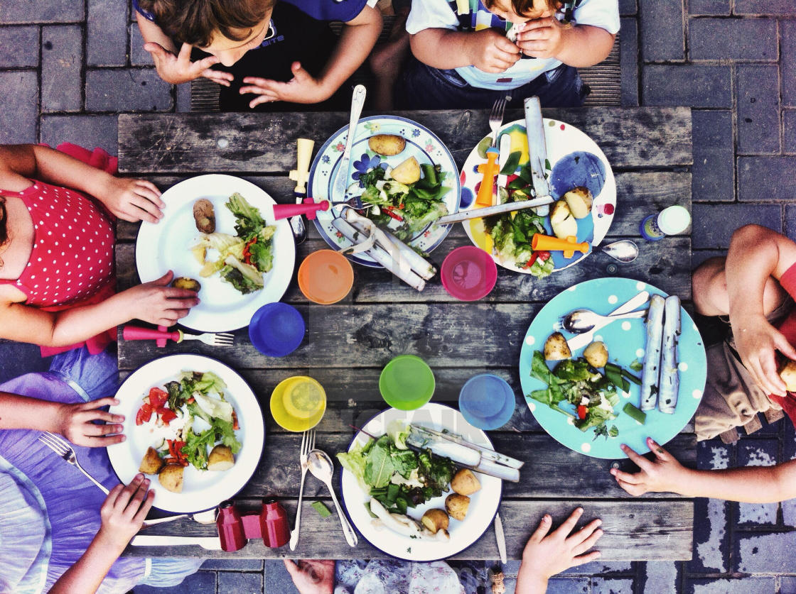 "Winning photo: Kids' Table by Lucy Pope in the Food Sn-apping ca...