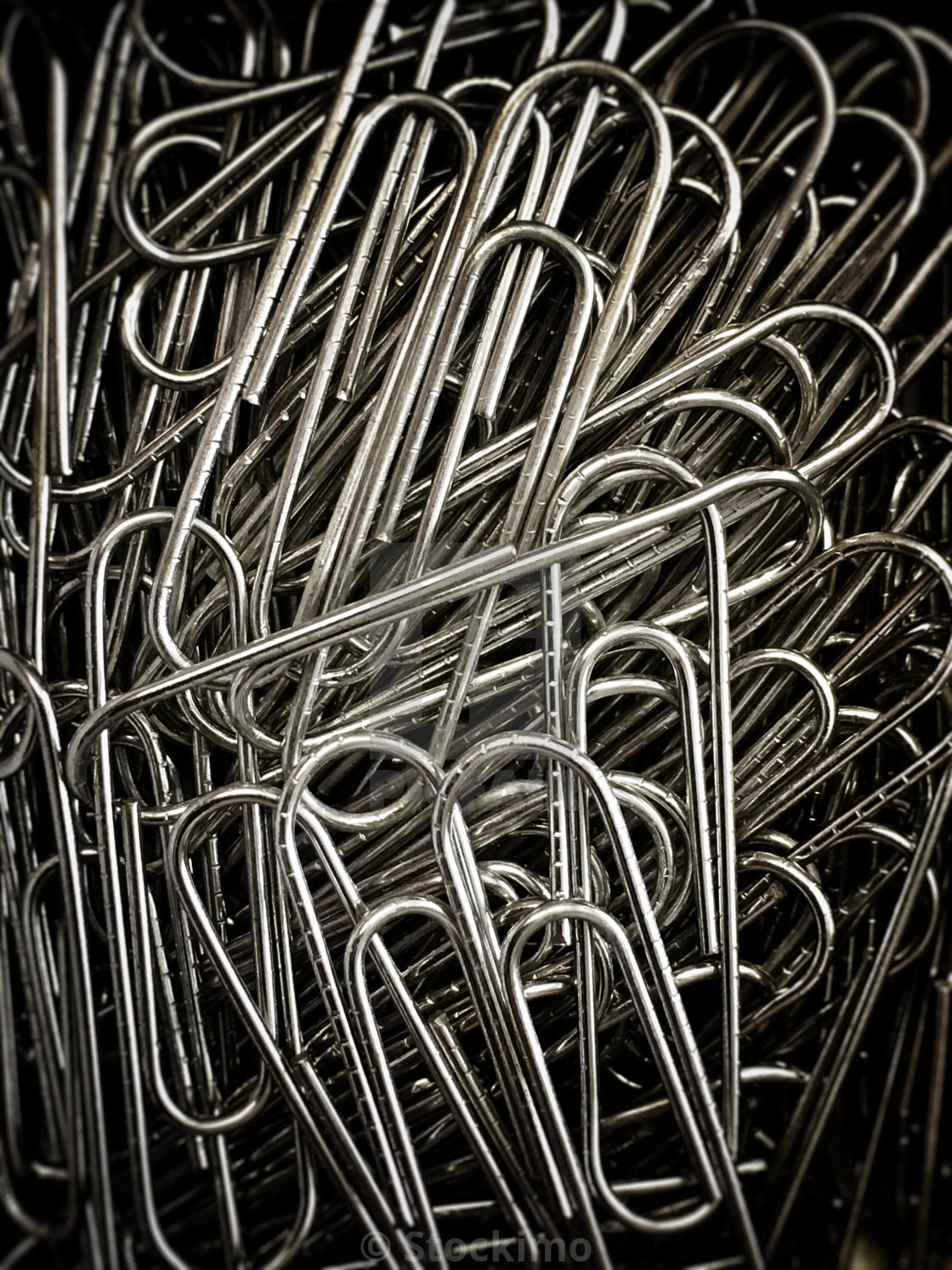 "Paper clips." stock image