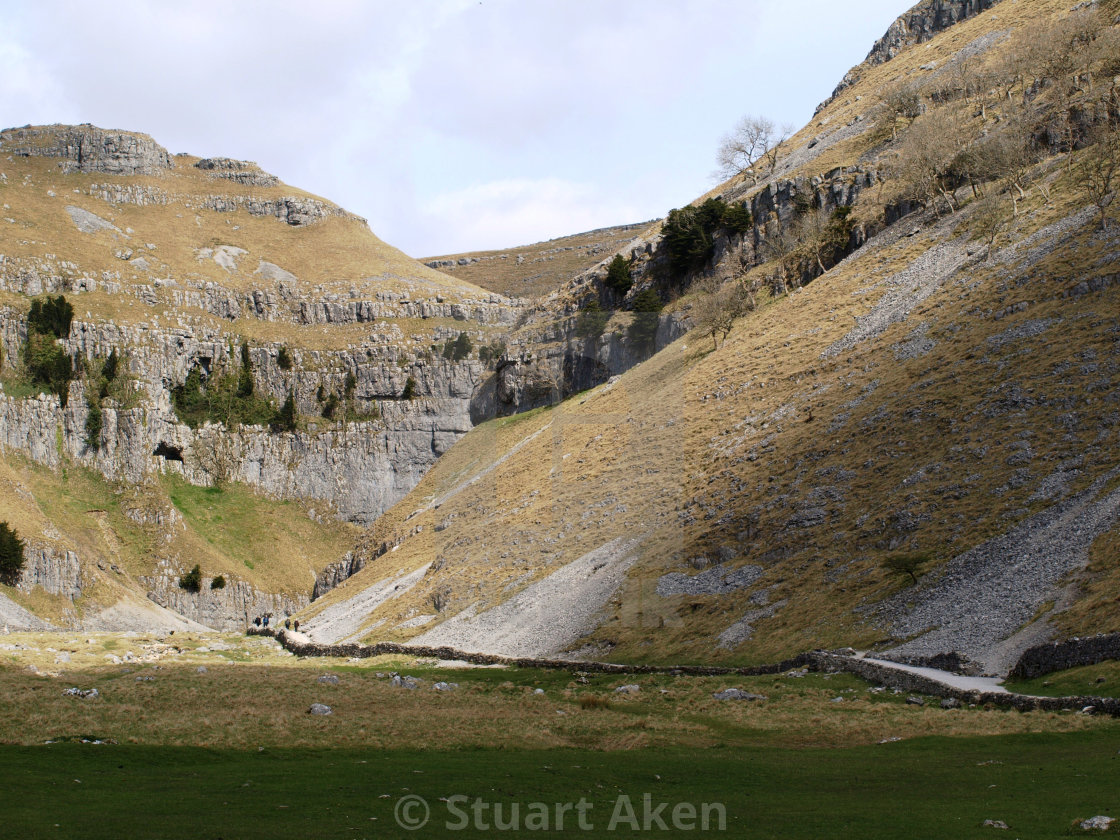 "Gordale Scar" stock image