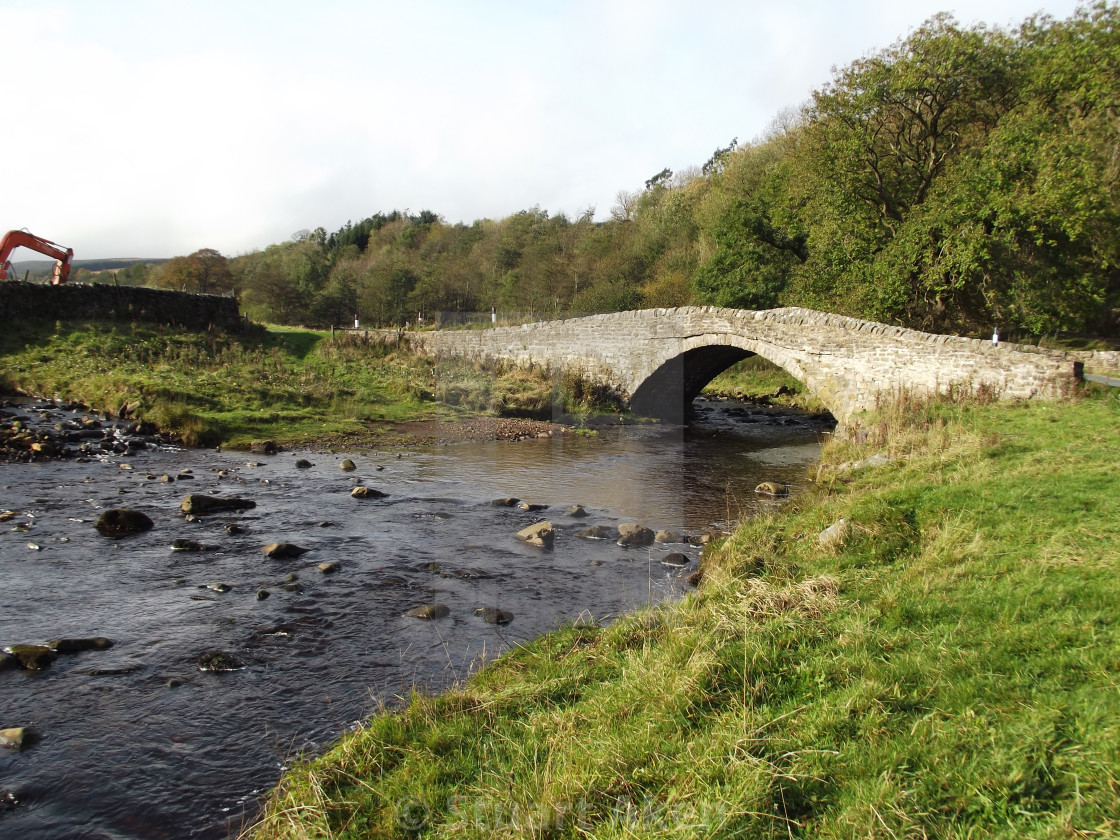 "Packhorse Bridge" stock image