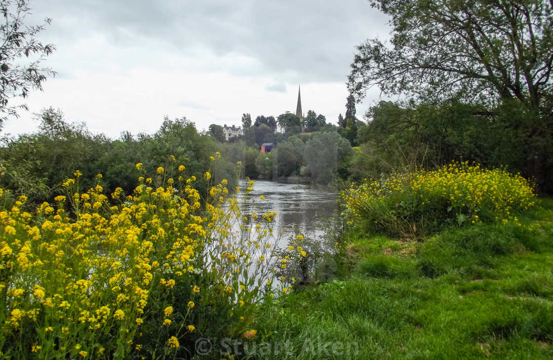 "River Wye" stock image