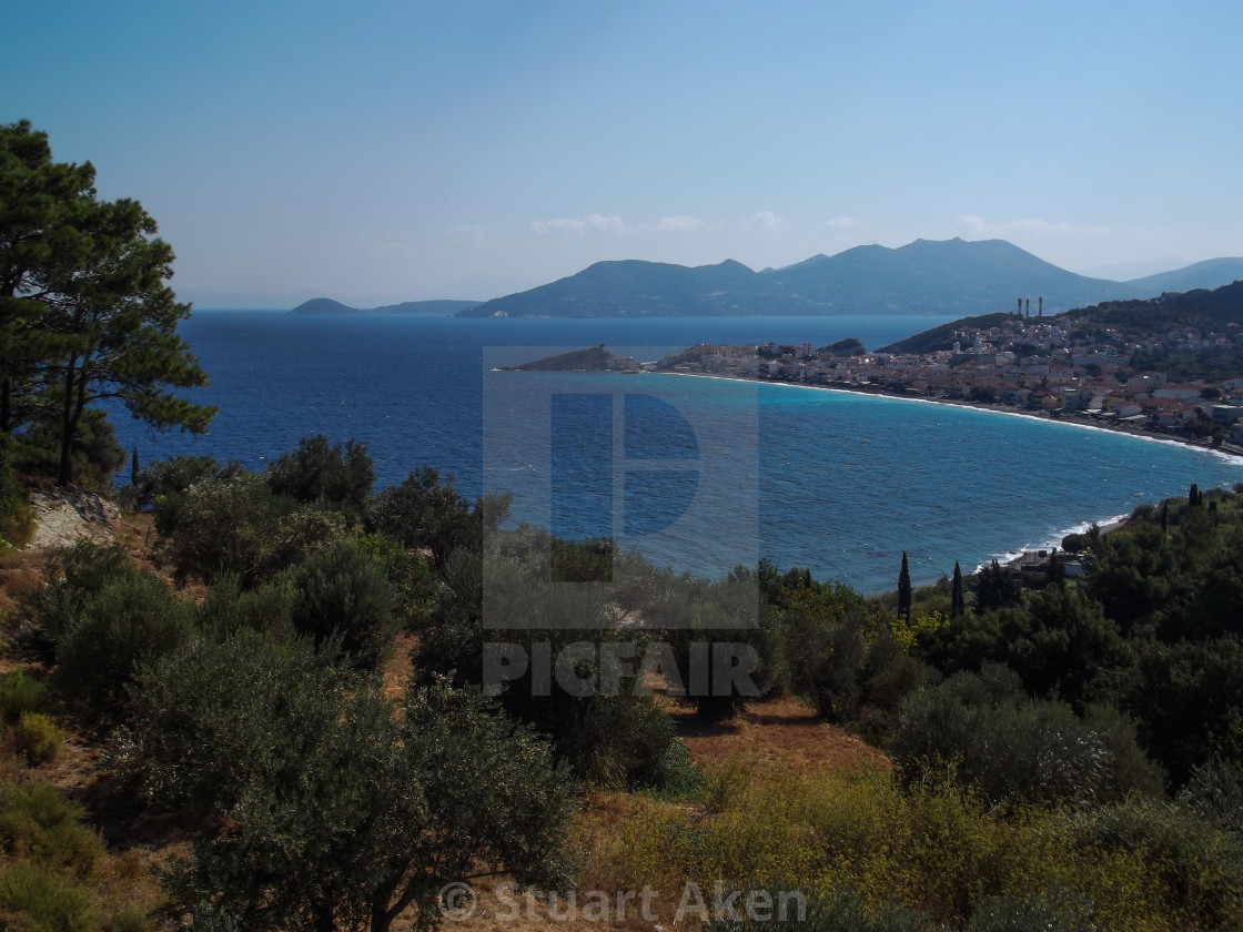 "Kokkari Bay" stock image