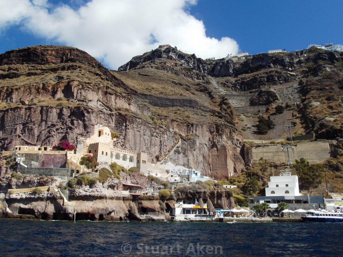 "Fira, Santorini" stock image