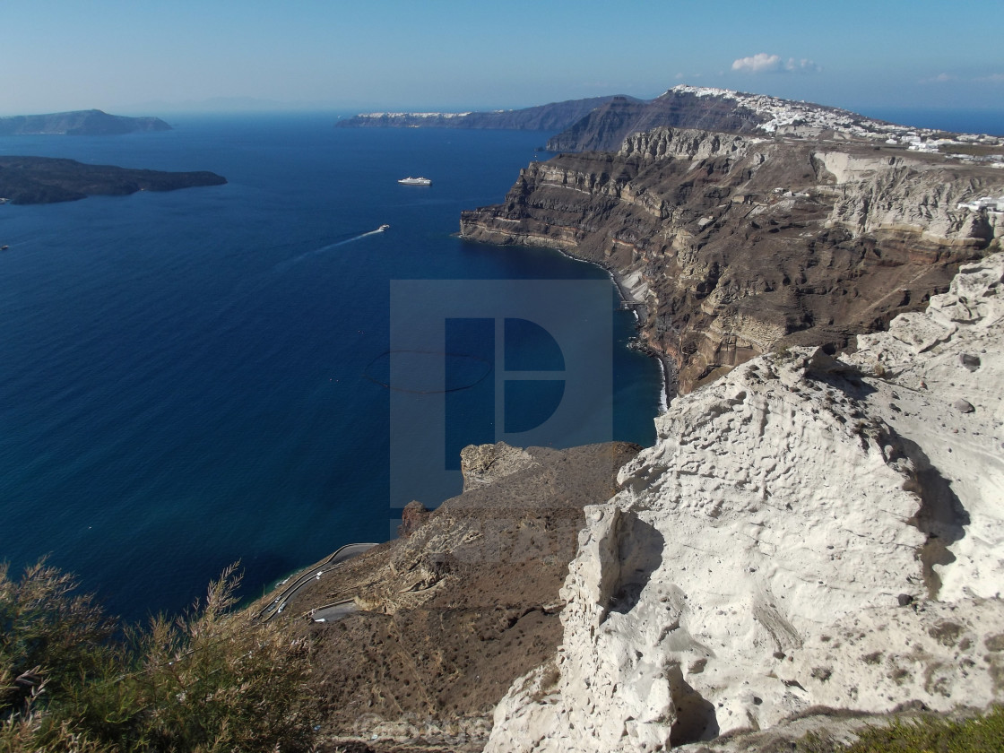 "Caldera, Santorini" stock image