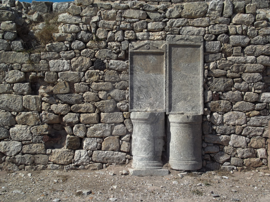 "In the Ruins" stock image