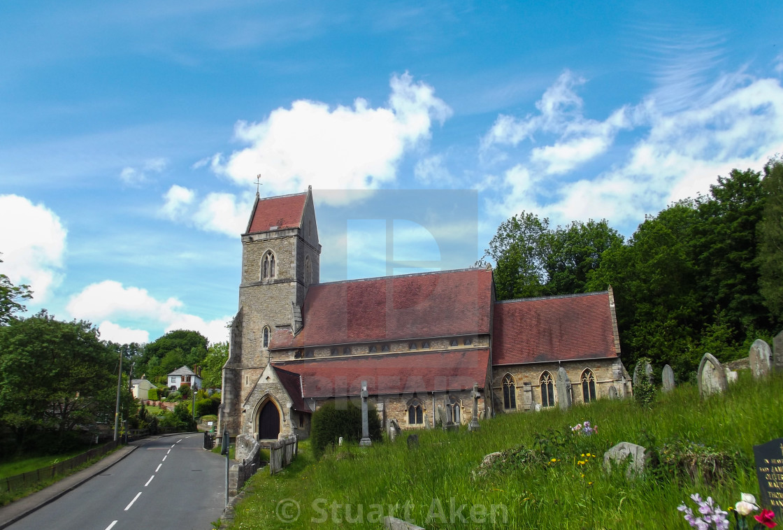 "Village Church" stock image