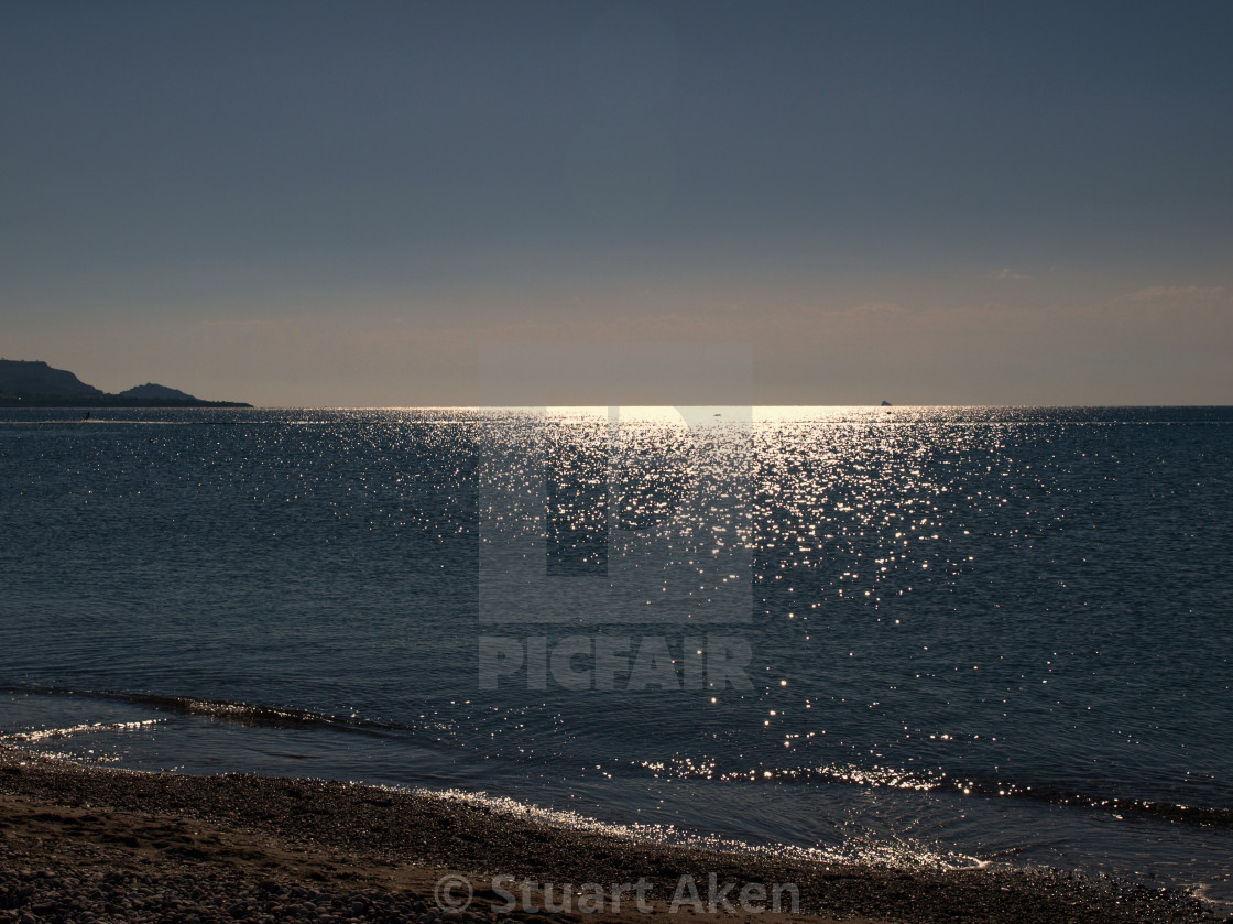 "Sparkling Sea" stock image