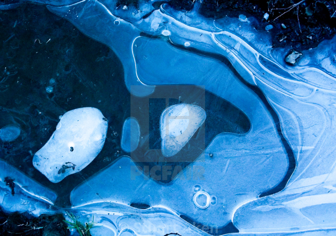 "Icy Abstract" stock image