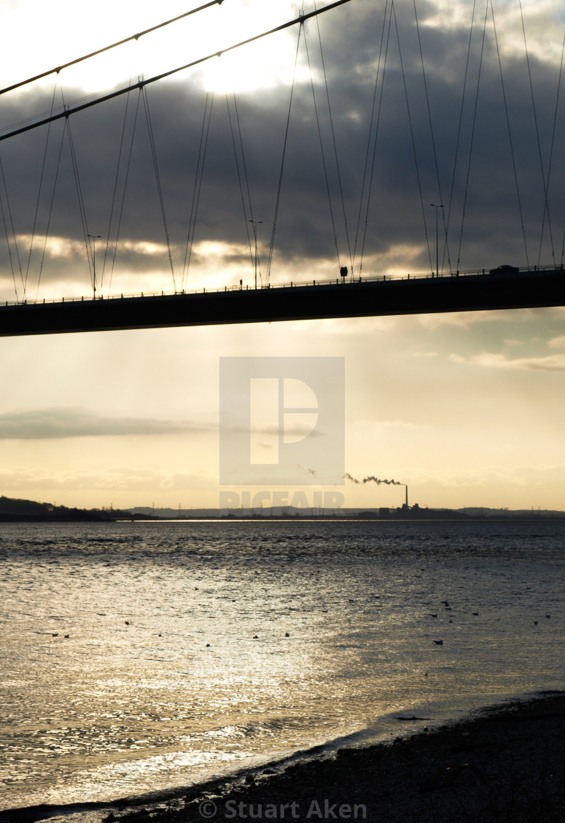 "Humber Bridge" stock image