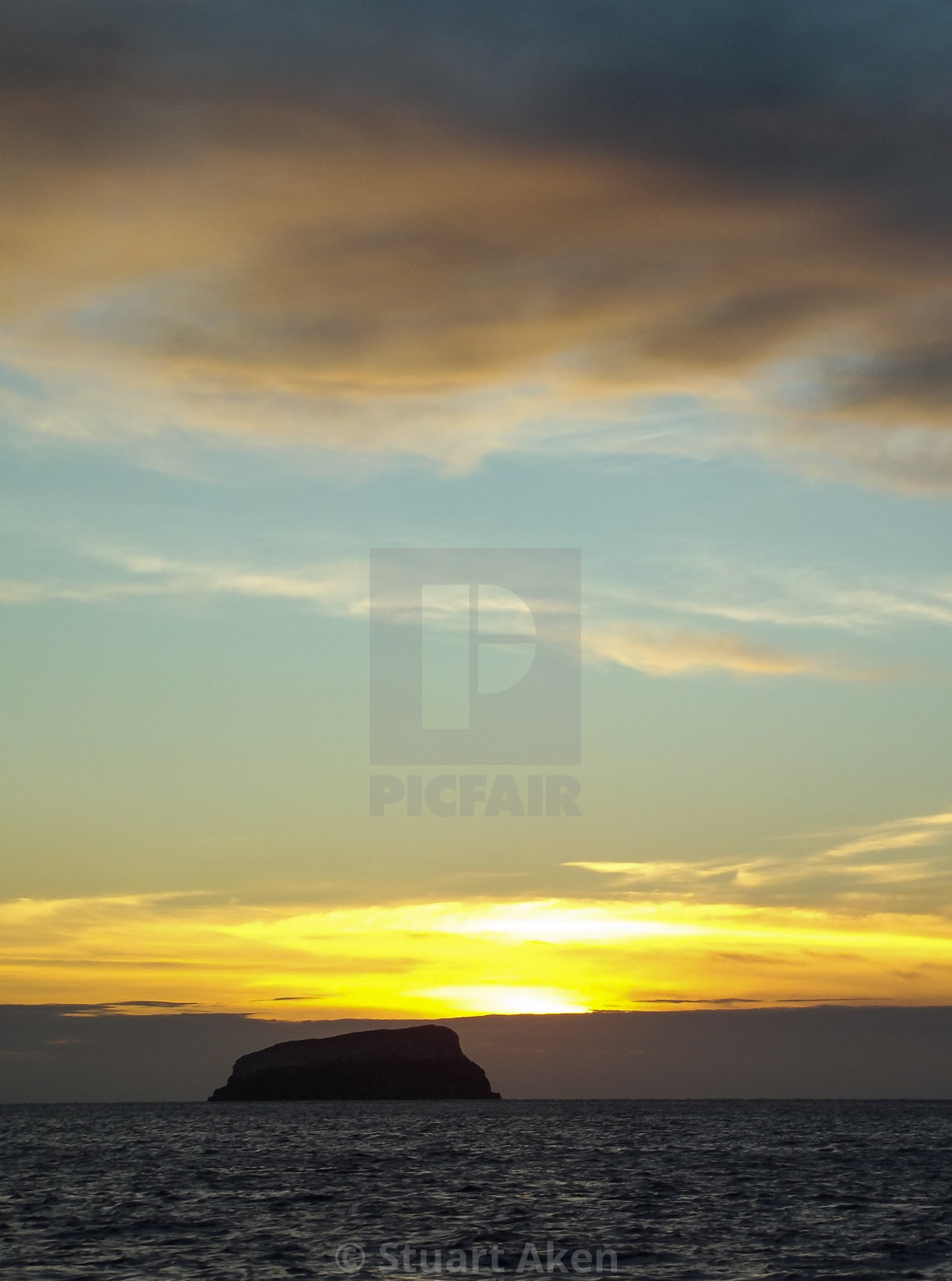 "Sunset from Santorini" stock image