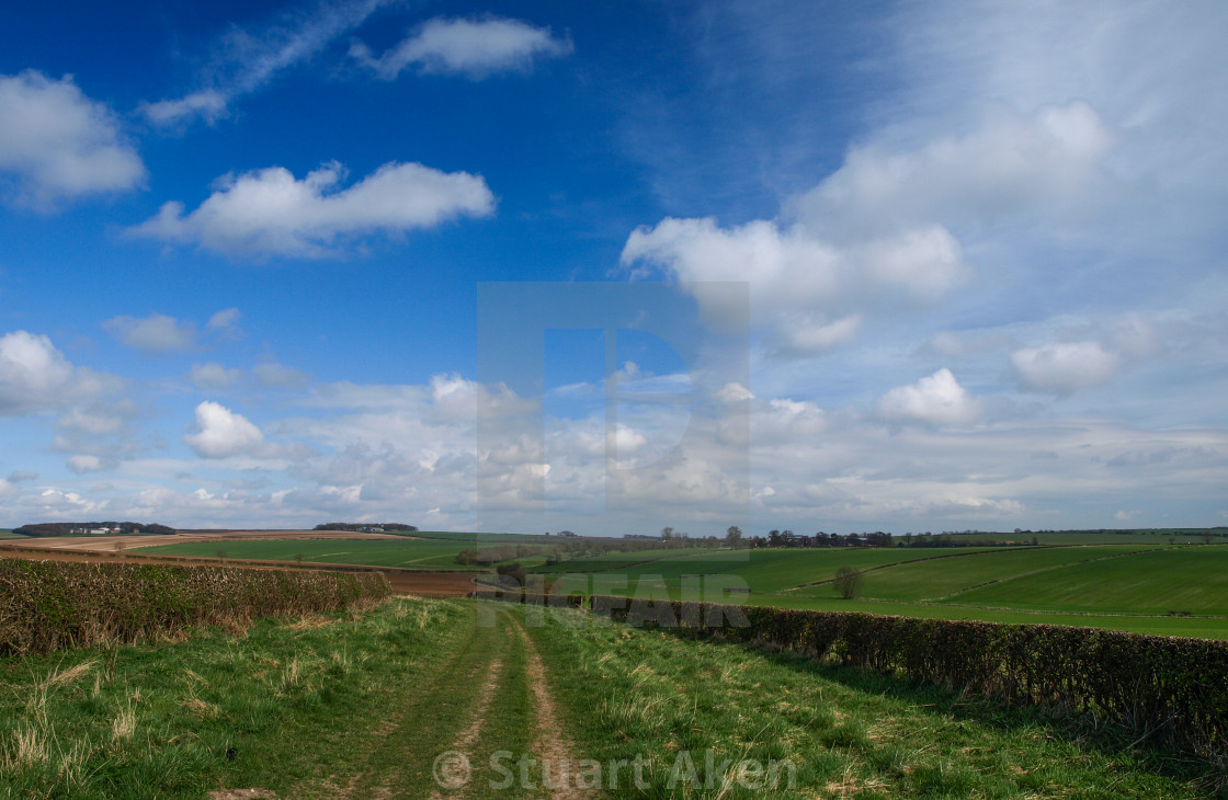 "Driffield Landscape" stock image