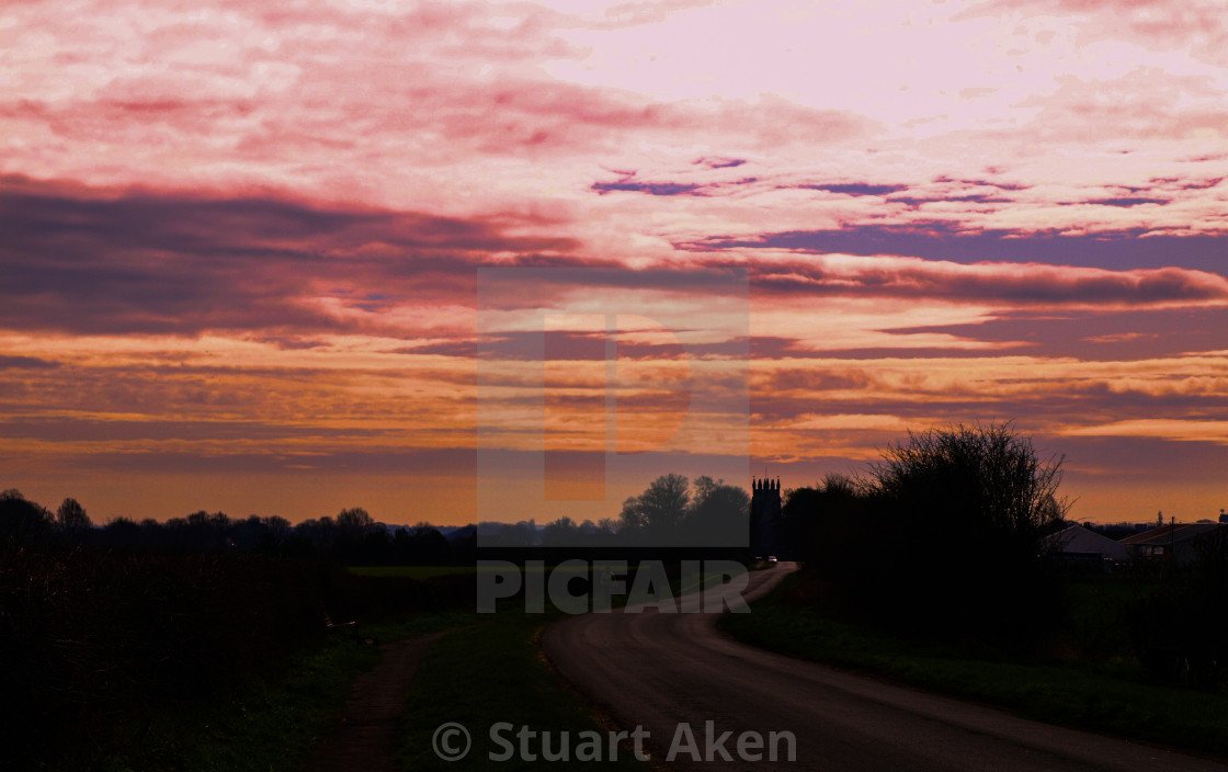 "Pink Sky" stock image