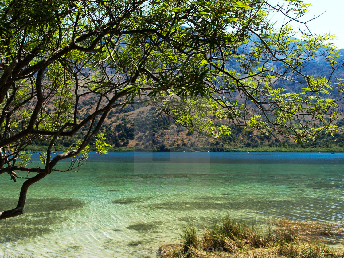 "Tranquil Lake" stock image