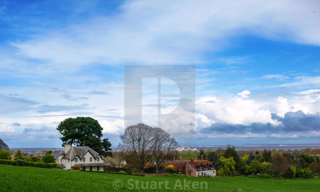 "Wide Sky Landscape" stock image